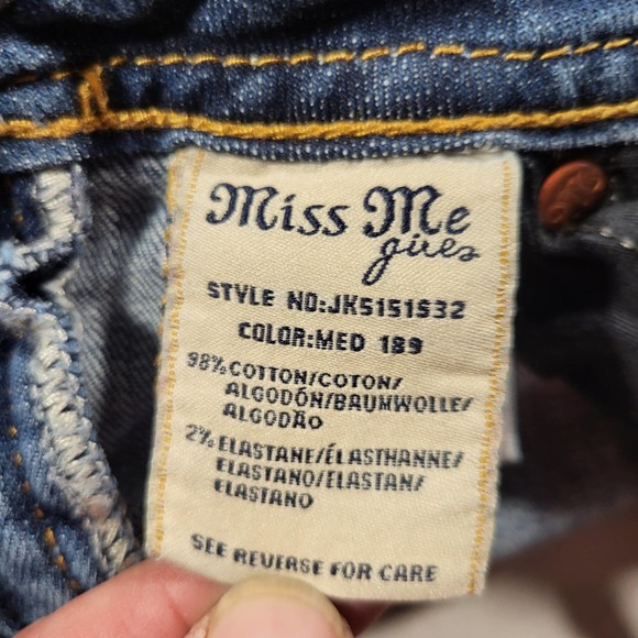 Miss Me Jeans*Girls 14*Skinny*JK5151532 - Picture 8 of 11
